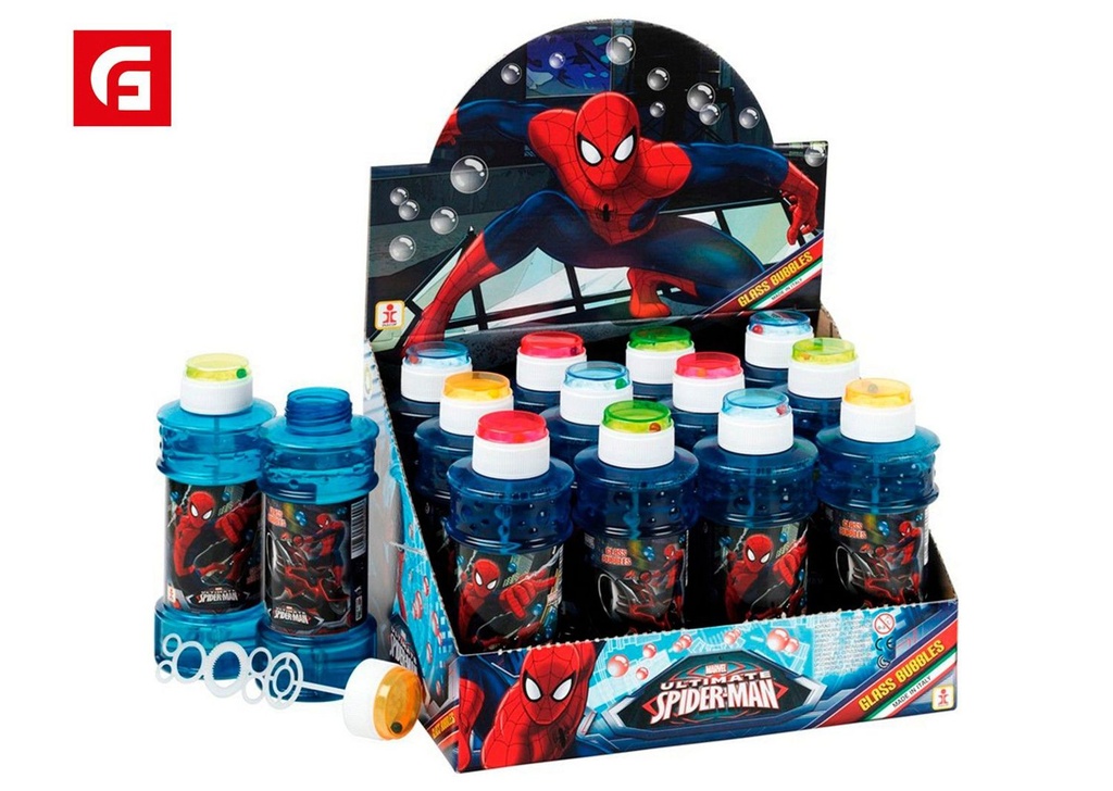 Pompas de jabón 300cc Spiderman - Juguetes