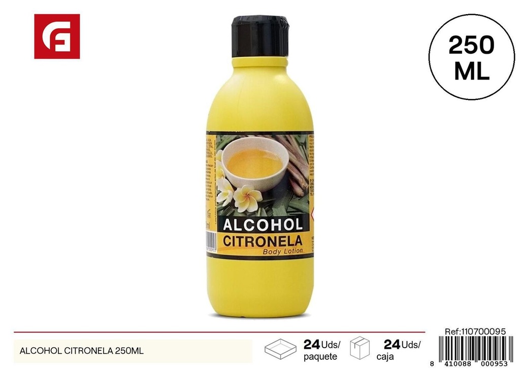 Alcohol de citronela 250ML - Productos de limpieza