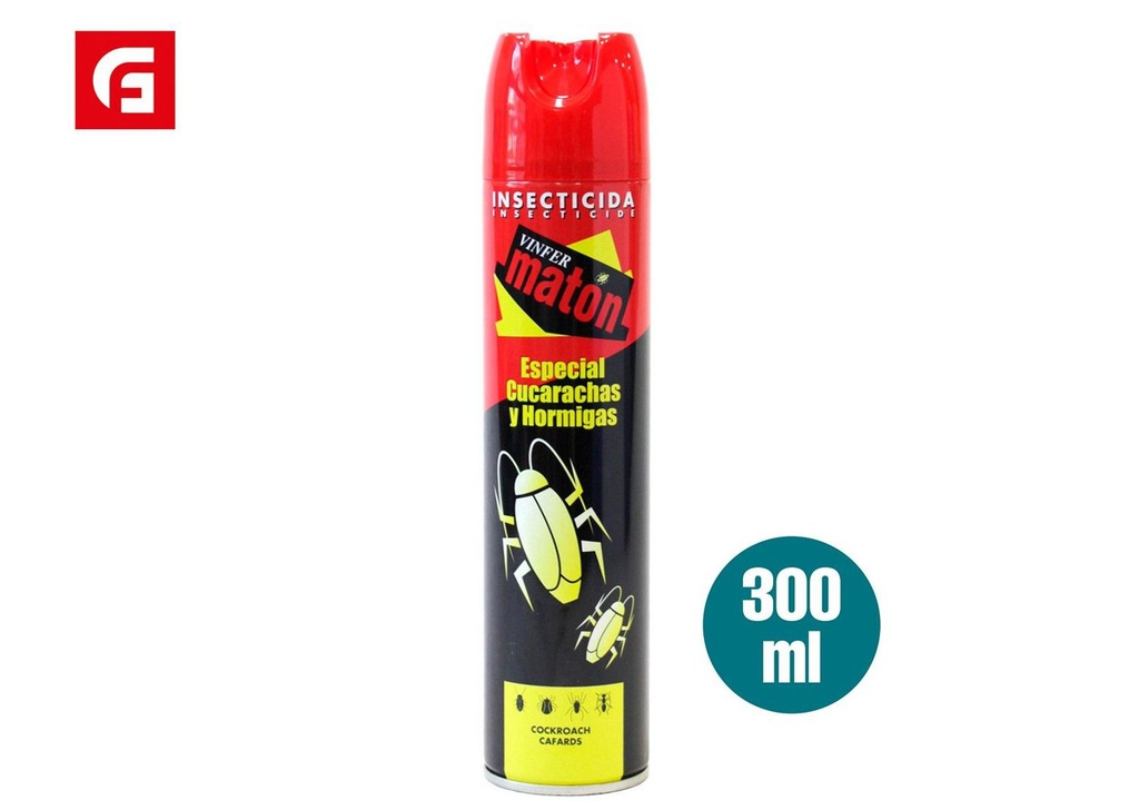 Insecticida spray para cucarachas 300ml Maton