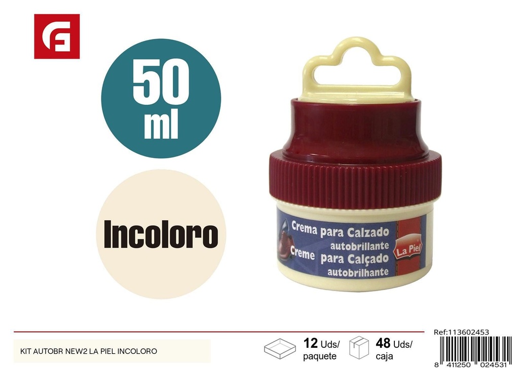 Cuidado de calzado Kit de belleza automotriz La Piel incoloro - Limpieza y cuidado para vehículos