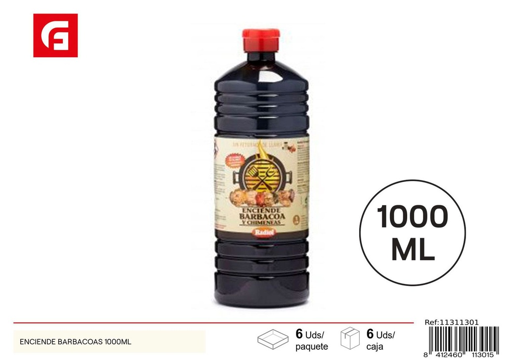 Encendedor de barbacoas 1000ml para cocinar