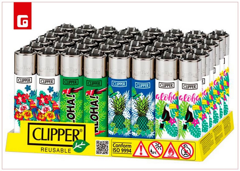 Encendedor Clipper grande aloha verano - Artículos para fumadores