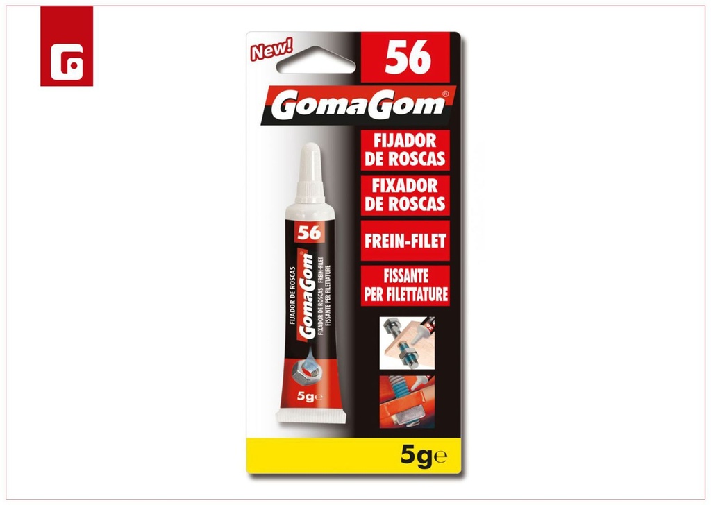 Goma gom N56 fijador de rosca - Material para manualidades