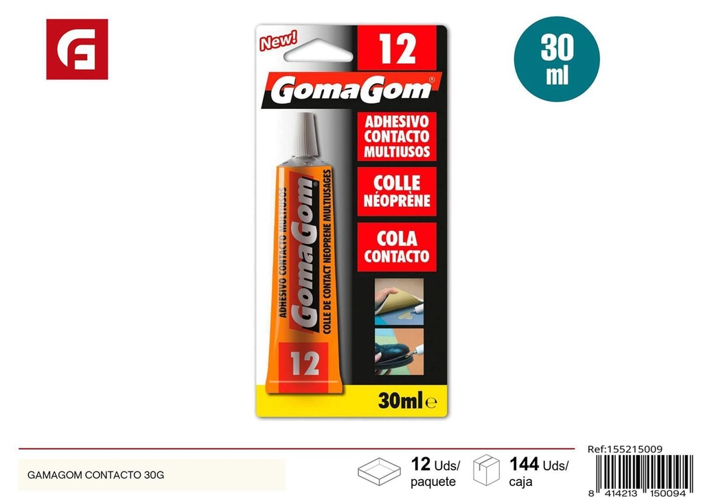 Gomagon Contacto 30 g - Adhesivos para manualidades