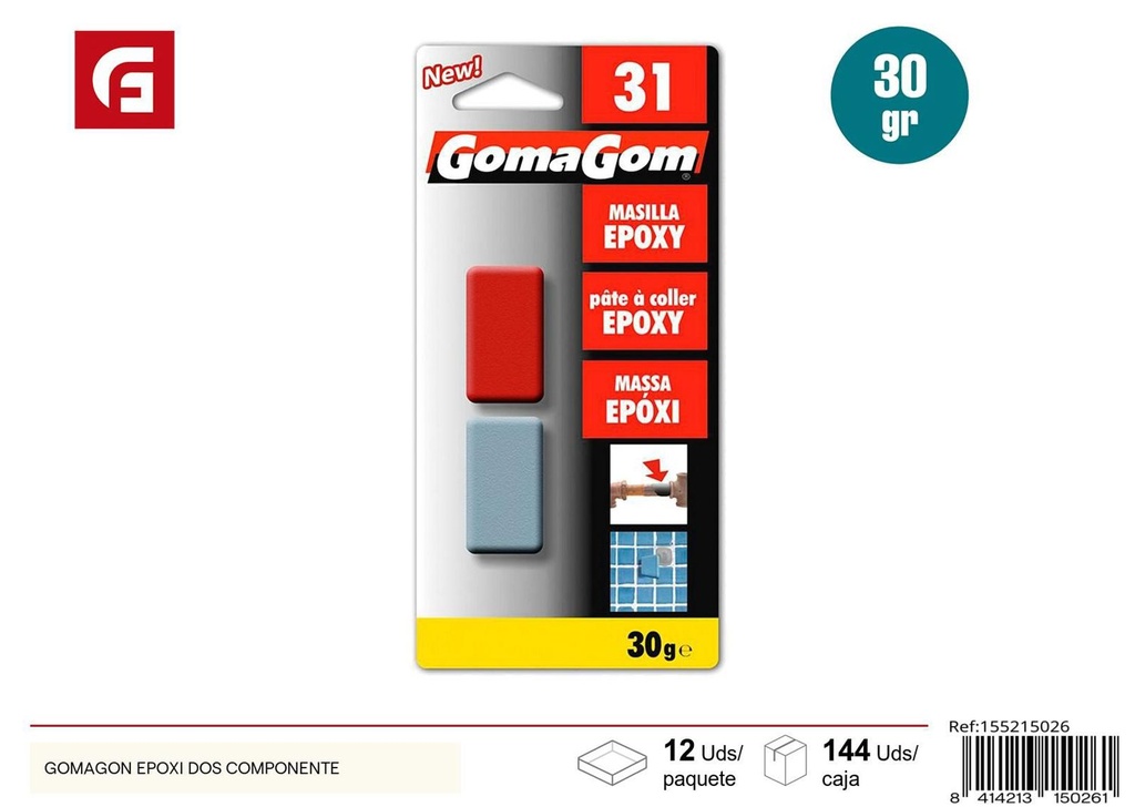 Goma epóxica de dos componentes - Manualidades