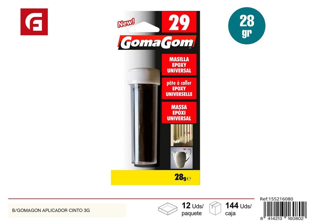 Goma B/Gomagón aplicador cinto 3g - Manualidades