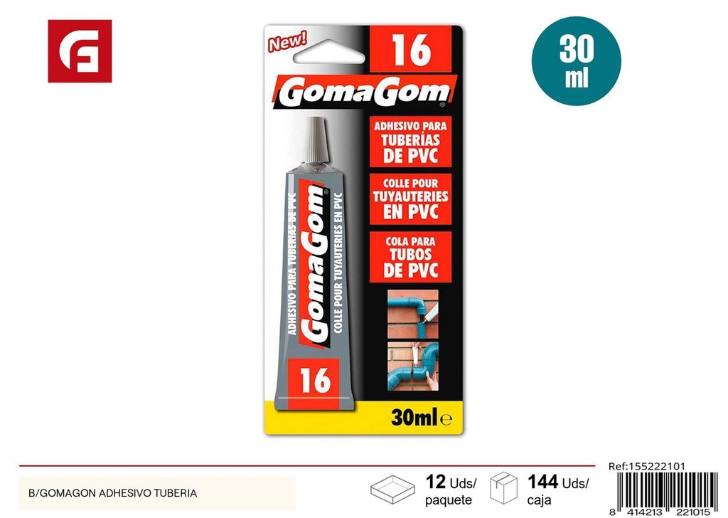 Goma adhesiva tubería - Materiales de manualidades