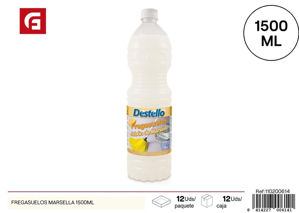 Fregasuelos Marsella 1500ml para limpieza de suelos