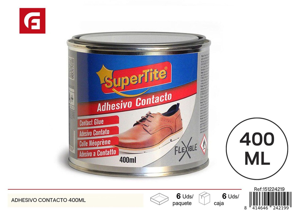 Adhesivo de contacto 400 ml - Material de manualidades