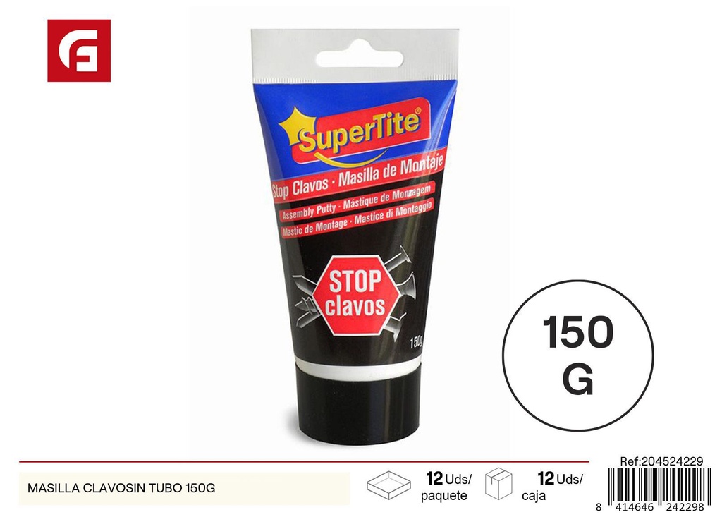  Masilla Clavosin en tubo 150 g - Adherentes para manualidades