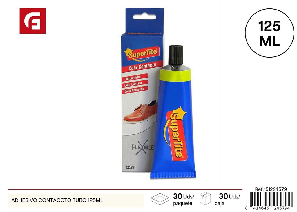 Adhesivo contacto tubo 125 ml - Manualidades y pegamentos