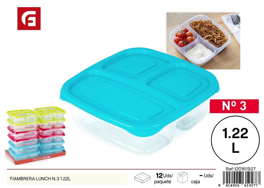 Fiambre Lunch N.3 1.22L - Utensilios de cocina y lunchboxes