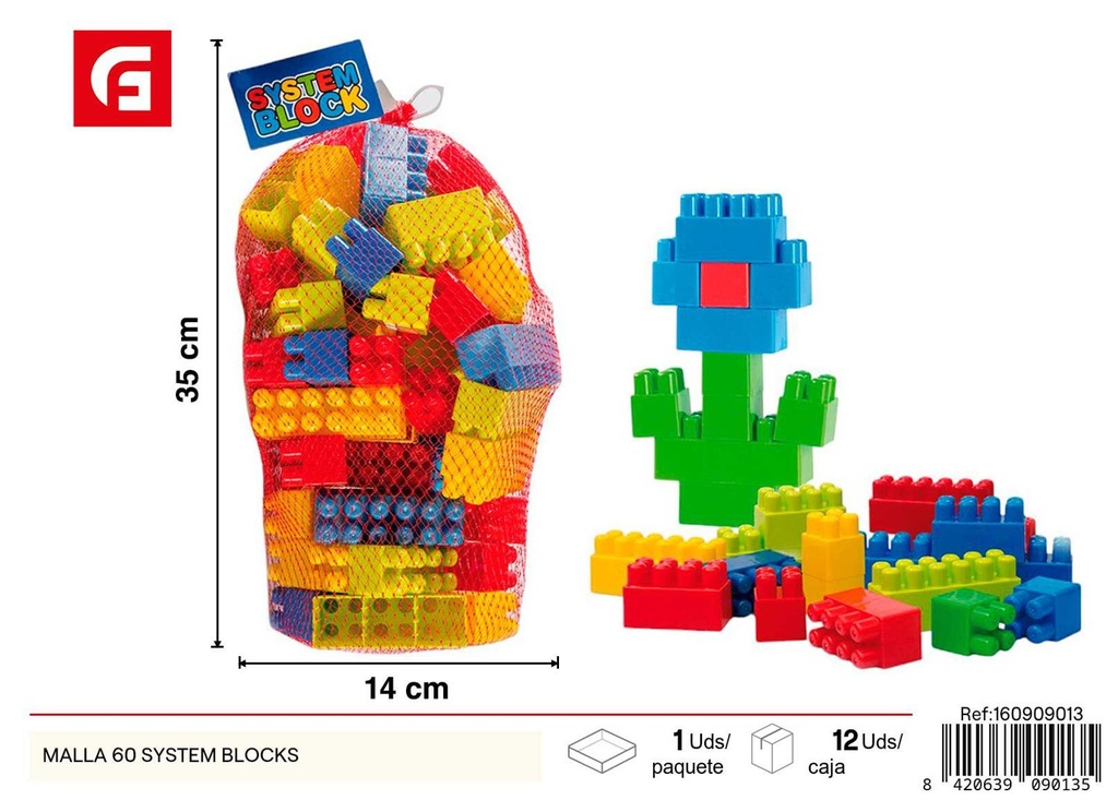 Juguete de bloques de construcción 60 - Juguetes educativos