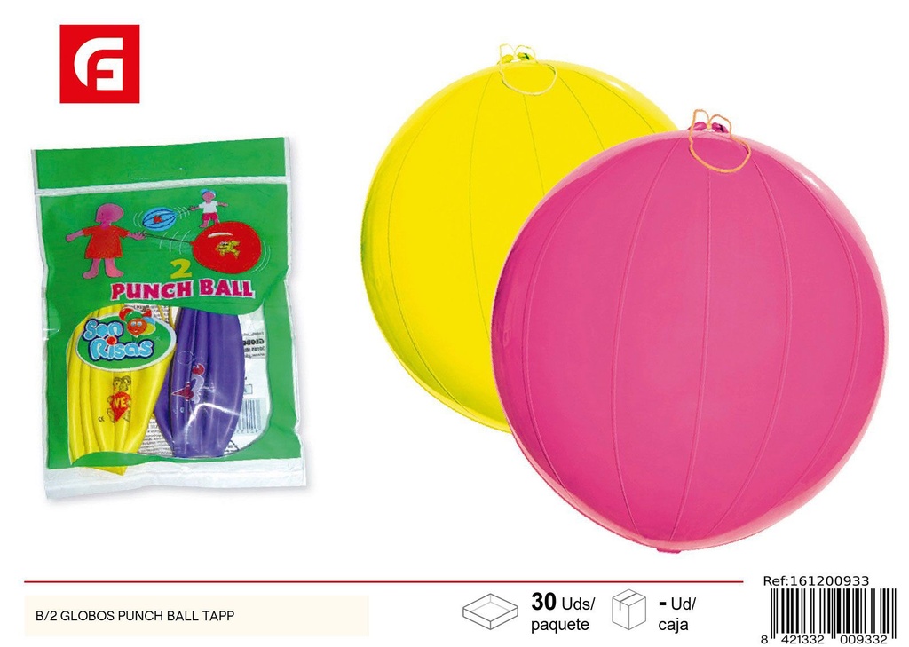 Globos punch ball B/2 - Artículos de fiesta y globos