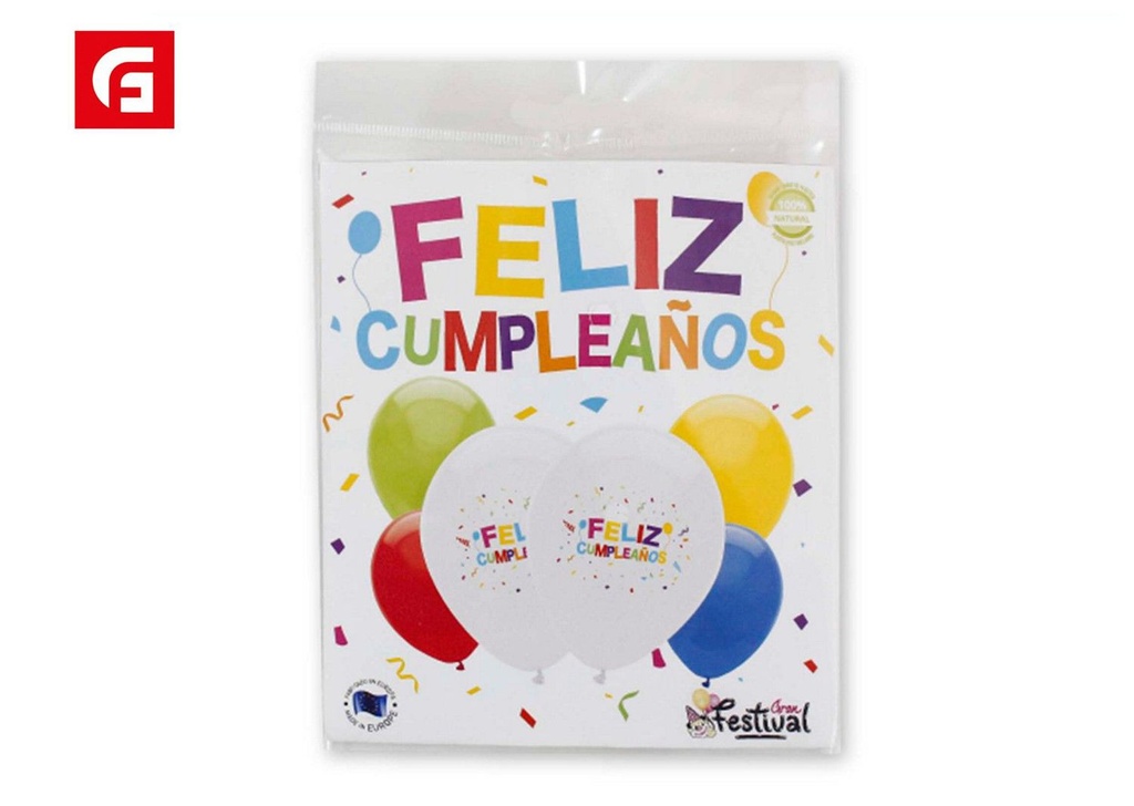 Pack de globos "Feliz Cumpleaños" - Artículos de fiesta