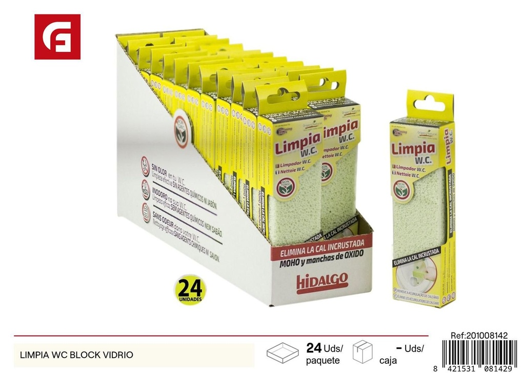 Limpia WC bloque vidrio - Accesorios de limpieza