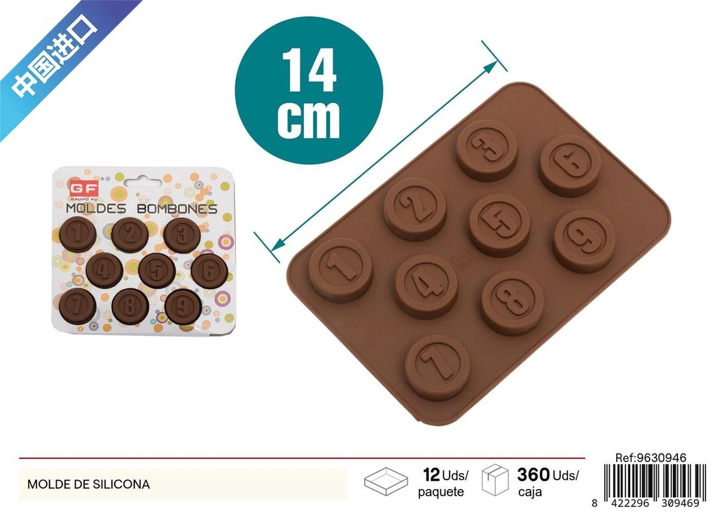 Molde de silicona para chocolate - Utensilios de cocina