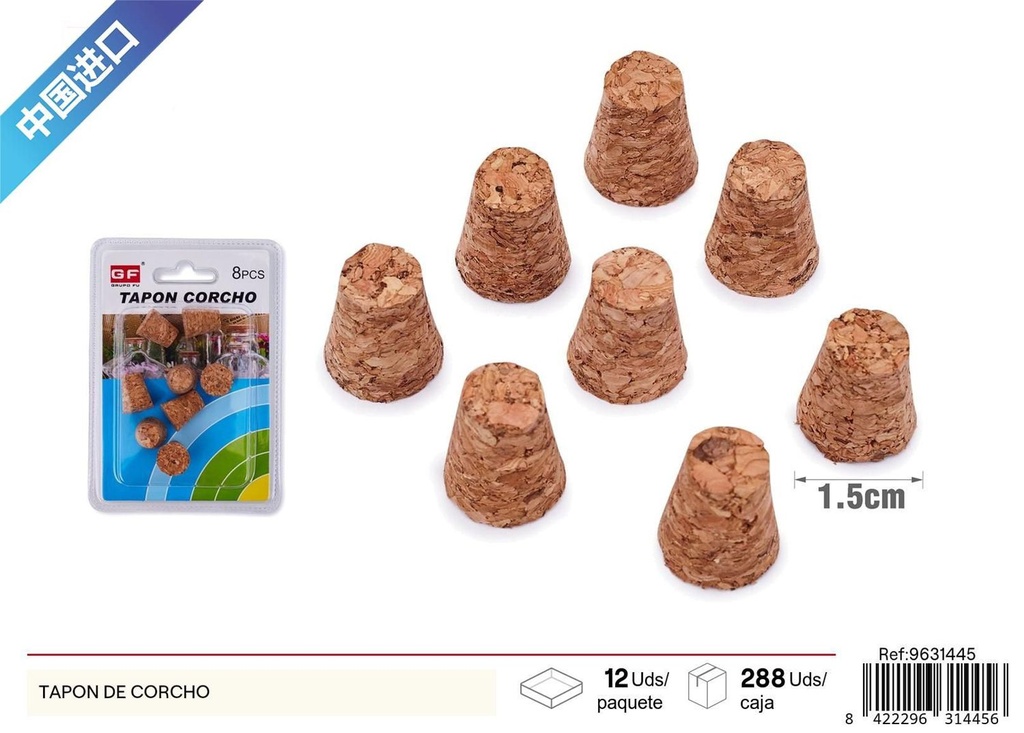 Tapon de corcho - Selladores para botellas