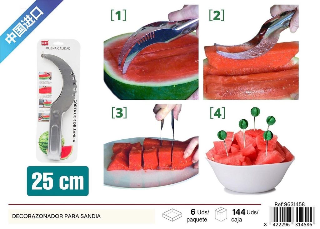  Decorador para sandía, utensilios de cocina