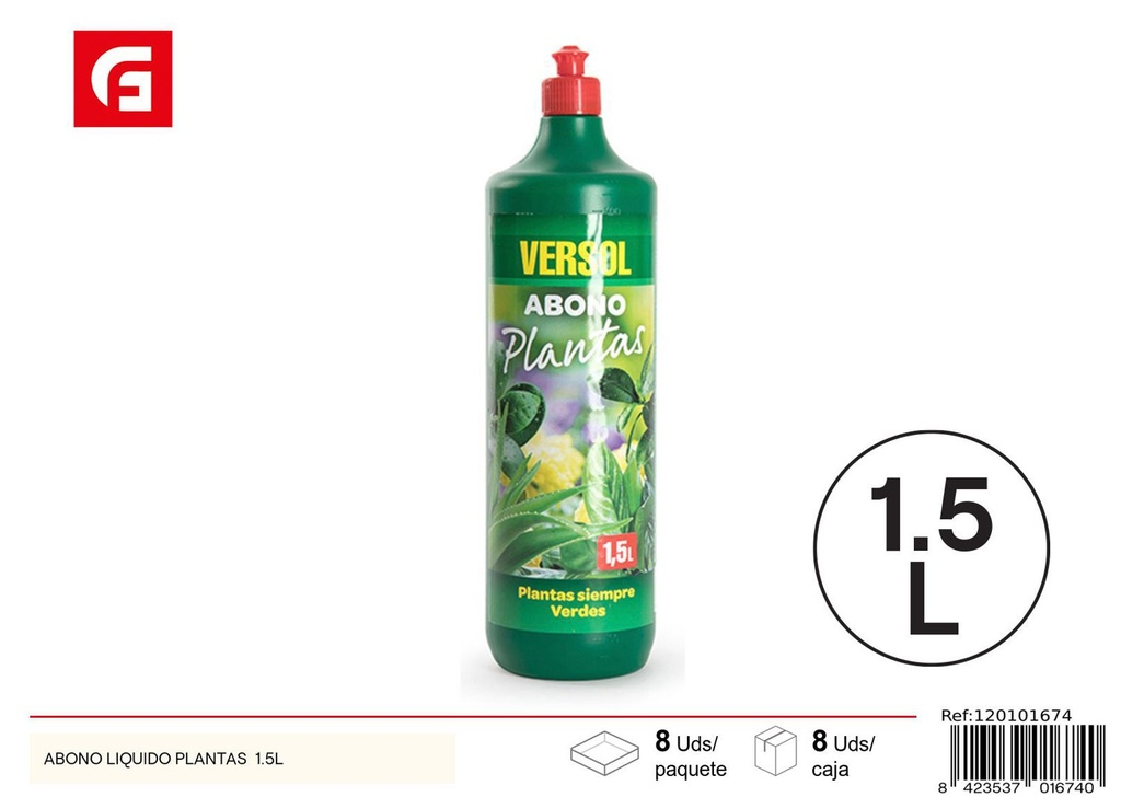 Abono líquido para plantas 1.5L