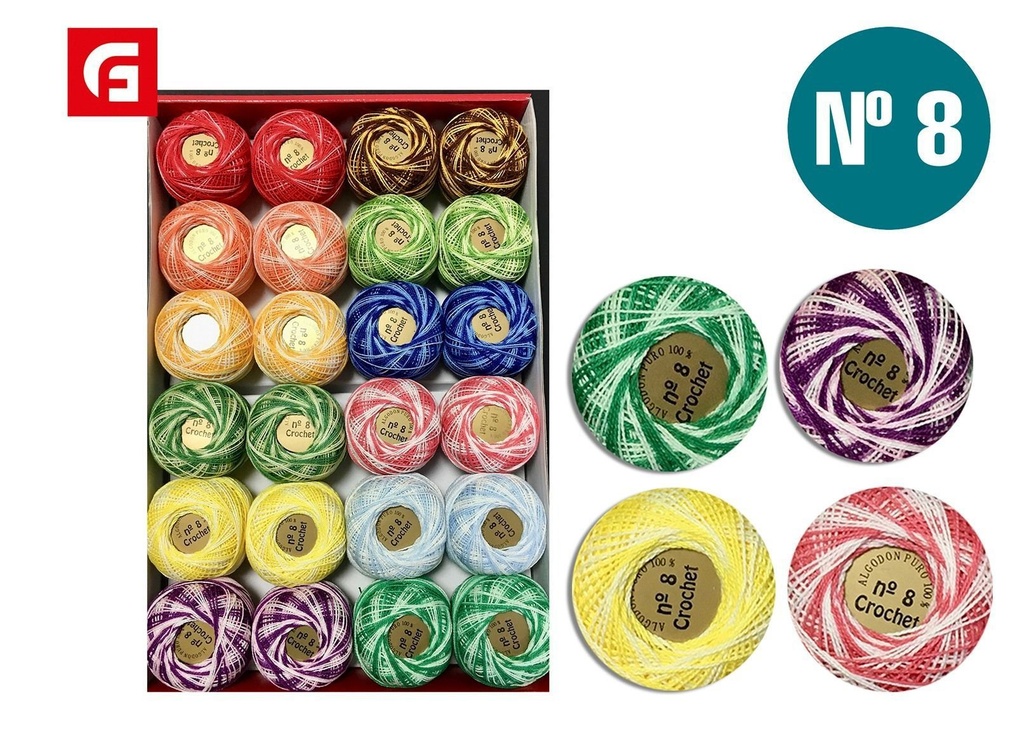 Hilo para crochet 20 g - Material de costura