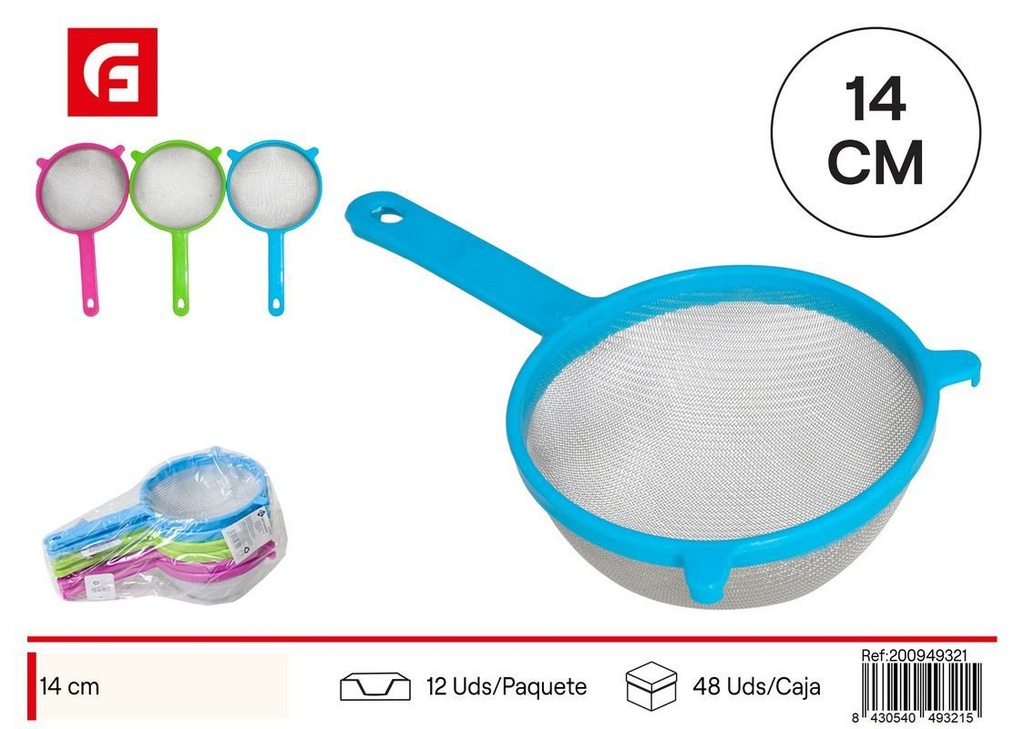 Colador plástico Alice 14cm - Utensilios de cocina