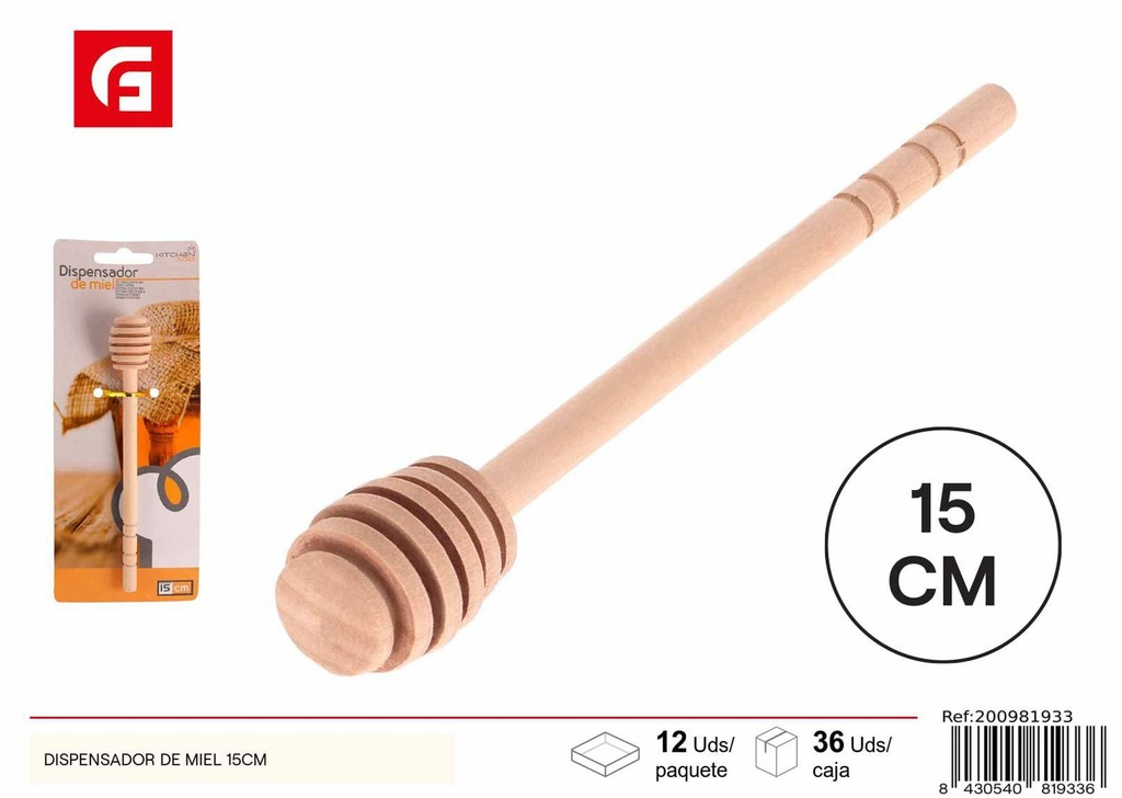 Dispensador de miel 15 cm - Utensilios de cocina