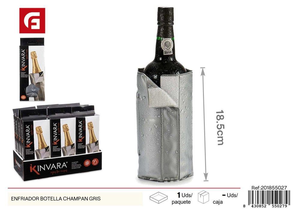 Enfriador de botella para champán gris - Utensilios de cocina
