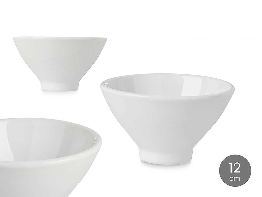 Bowl de porcelana diseño 12cm - Vajilla cerámica