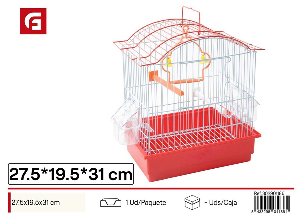Jaula 27.5*19.5*31 cm para aves - Accesorios de mascotas