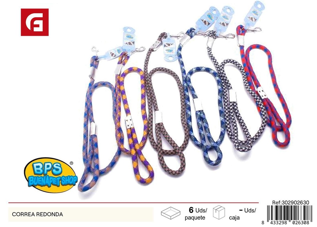 Correa redonda - Correas y collares para mascotas