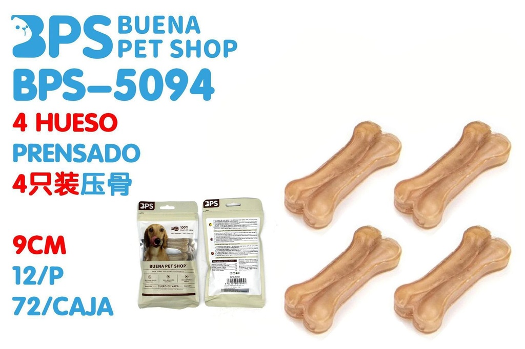Set de huesos prensado para perros