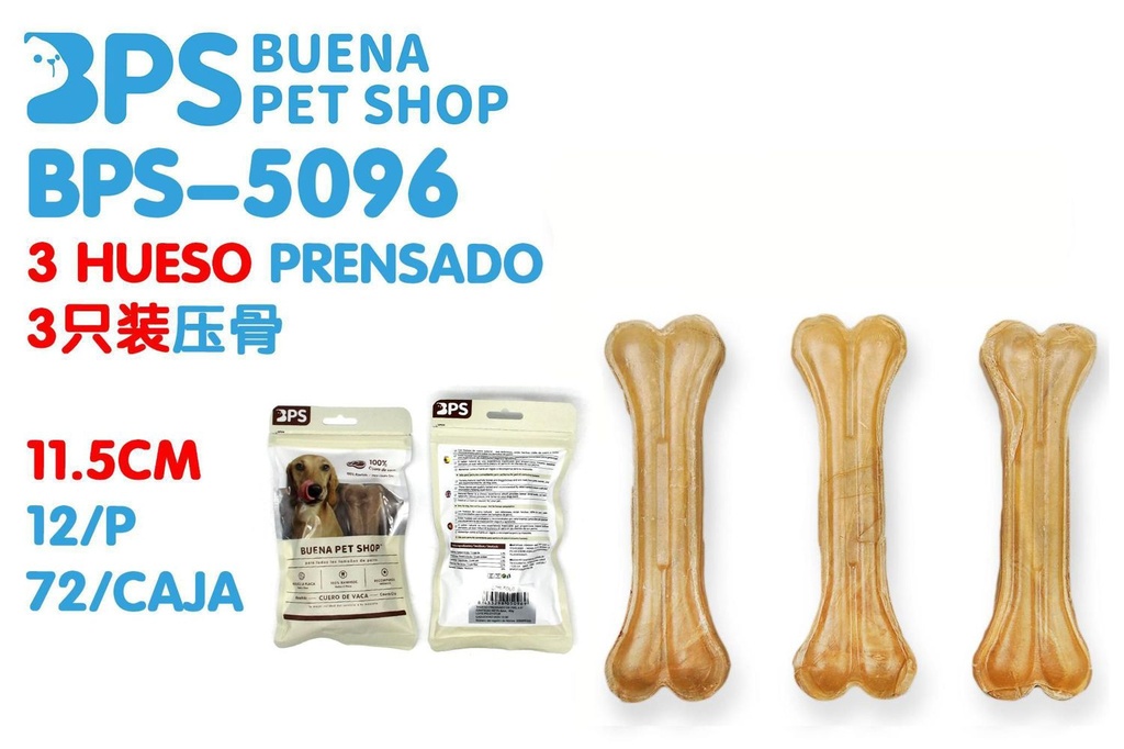 Huesos prensados para mascotas - Snacks para perros 