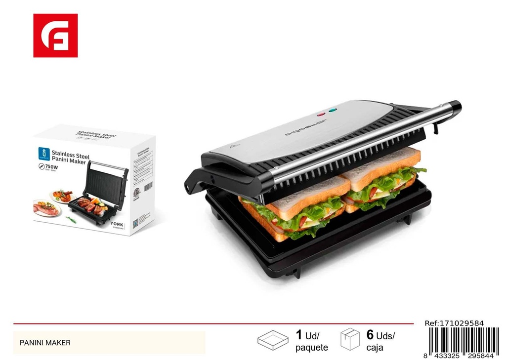 Panini maker 750W - Electrodomésticos de cocina