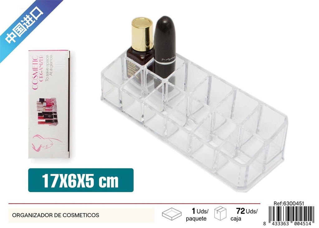 Organizador de cosméticos - Plásticos para el hogar