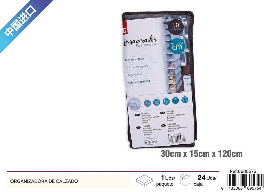 Organizador de calzado - Almacenamiento en el hogar