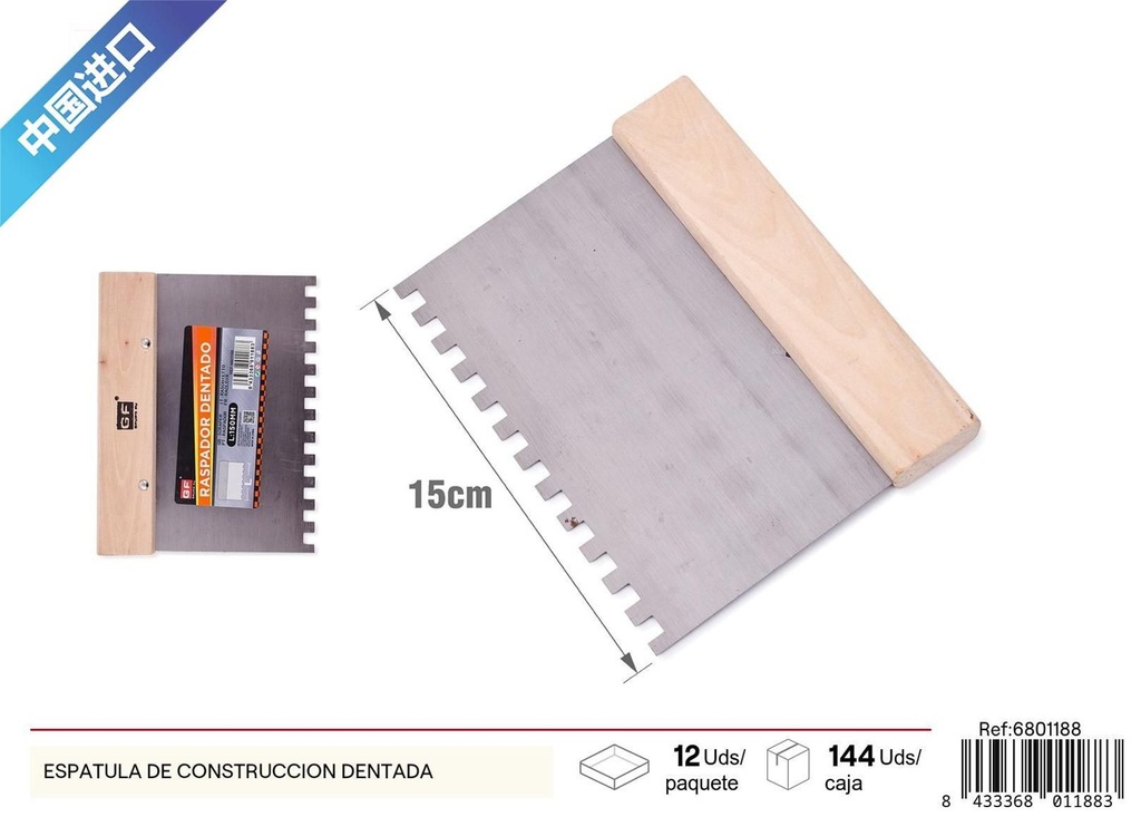 Espátula de construcción dentada - Herramientas