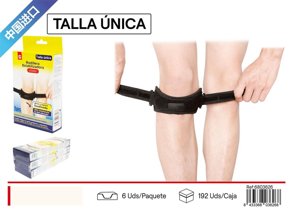 Rodillera para protección y deporte