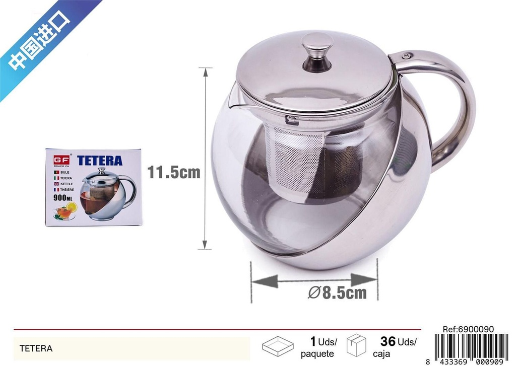 Tetera de 900 ml - Utensilios de cocina y accesorios