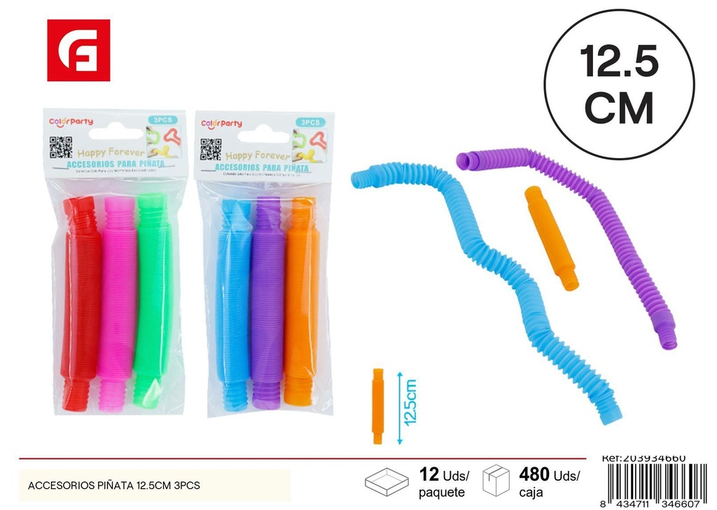 Paquete grande de juguetes para piñata 12.5 cm 3 piezas - Accesorios para fiestas y celebraciones