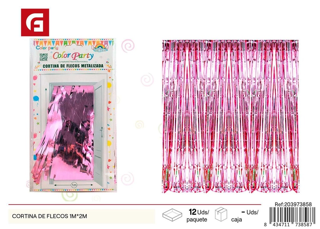 Cortina de flecos 1m*2m - Decoraciones de fiesta