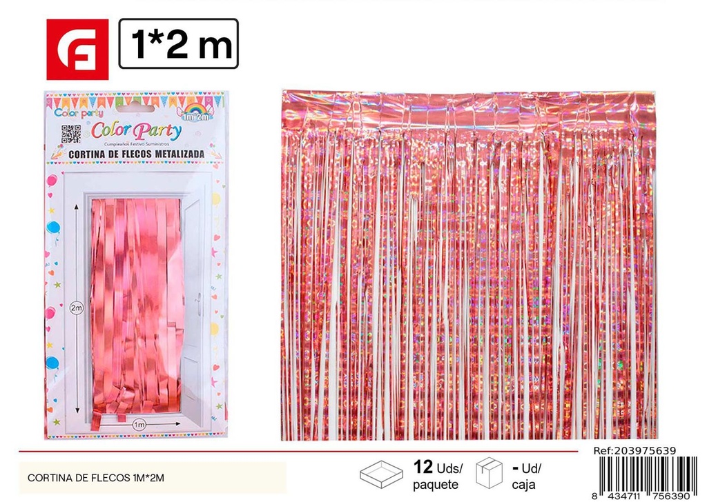 Cortina de flecos 1m*2m - Decoraciones de fiesta