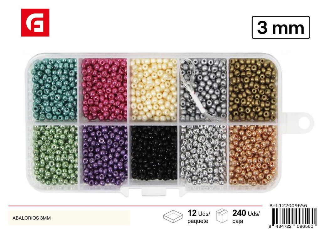Abalorios de 3 mm - Manualidades