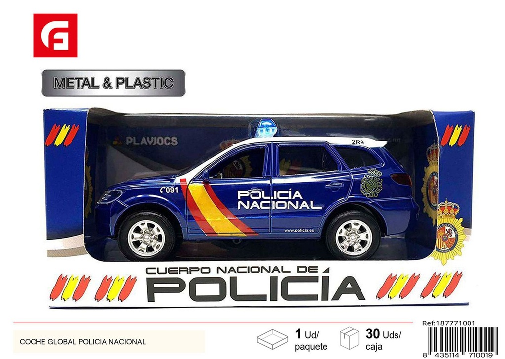 Coche de juguete Global Policía Nacional - Juguetes de coches