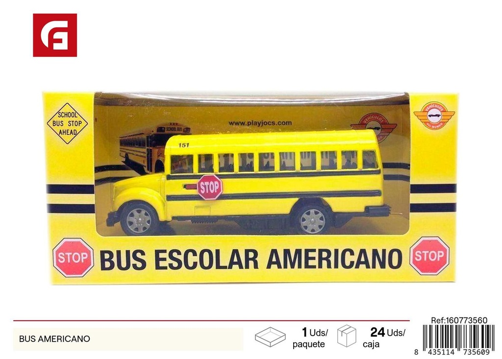 Juguete bus americano - Juguetes para niños