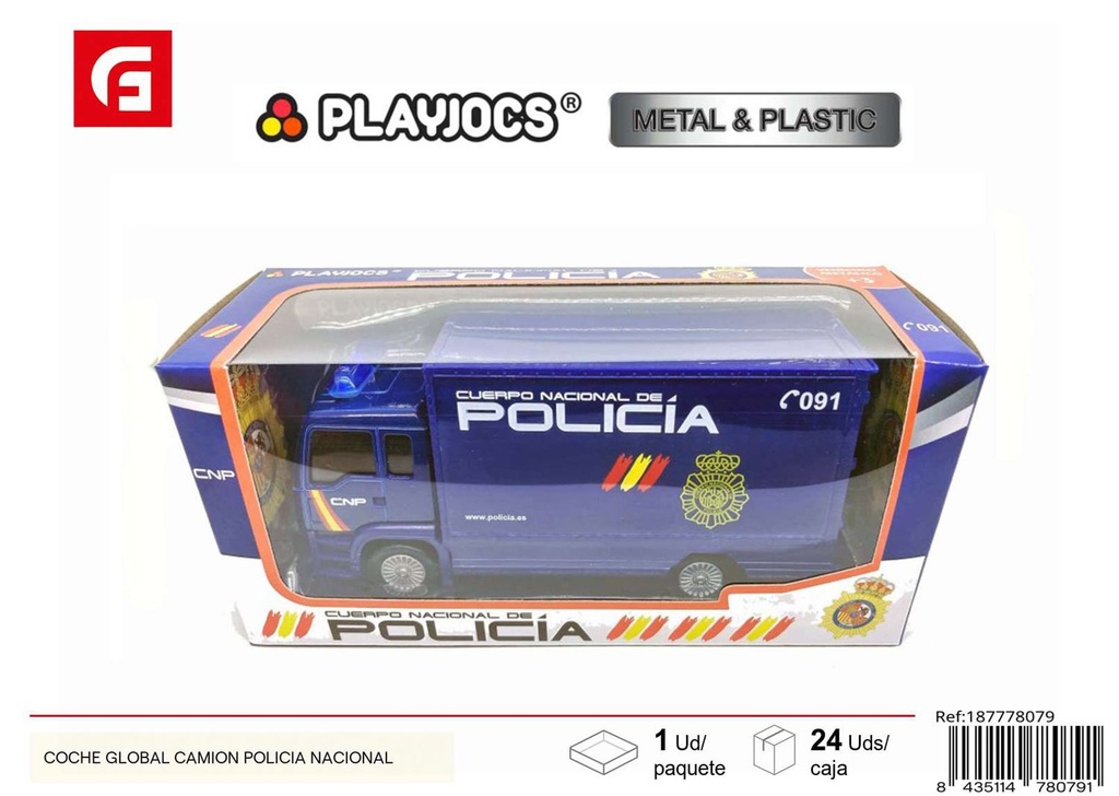 Coche Global camión policía nacional - Juguetes