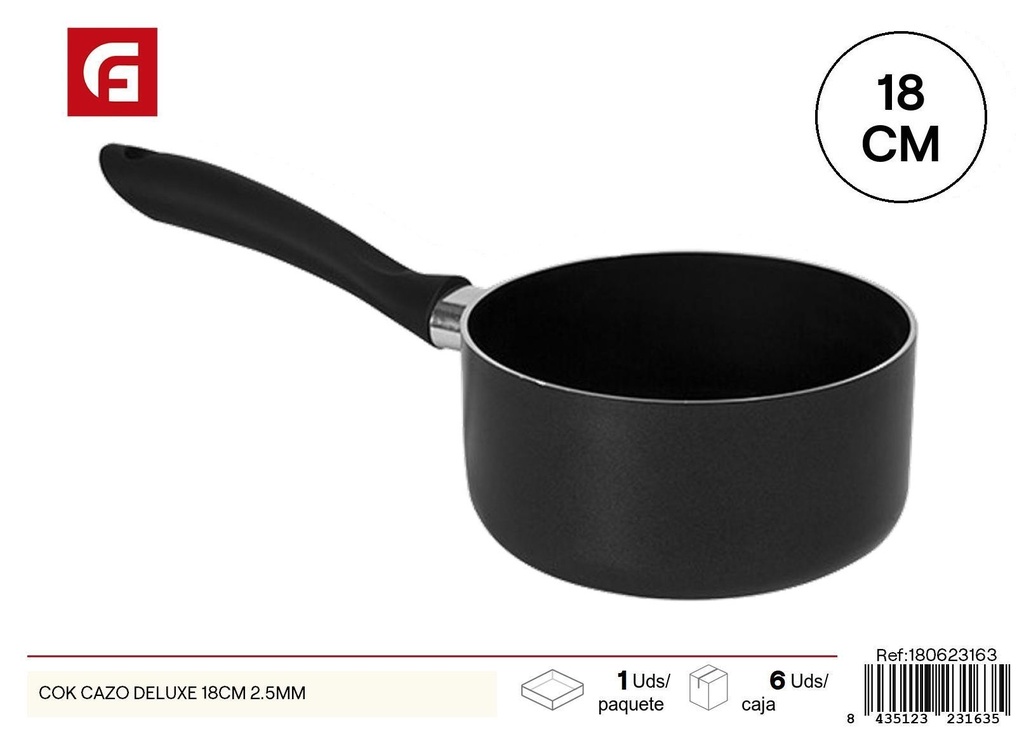 Cazo deluxe COK de 18 cm 2.5 mm - Utensilios de cocina y cazos