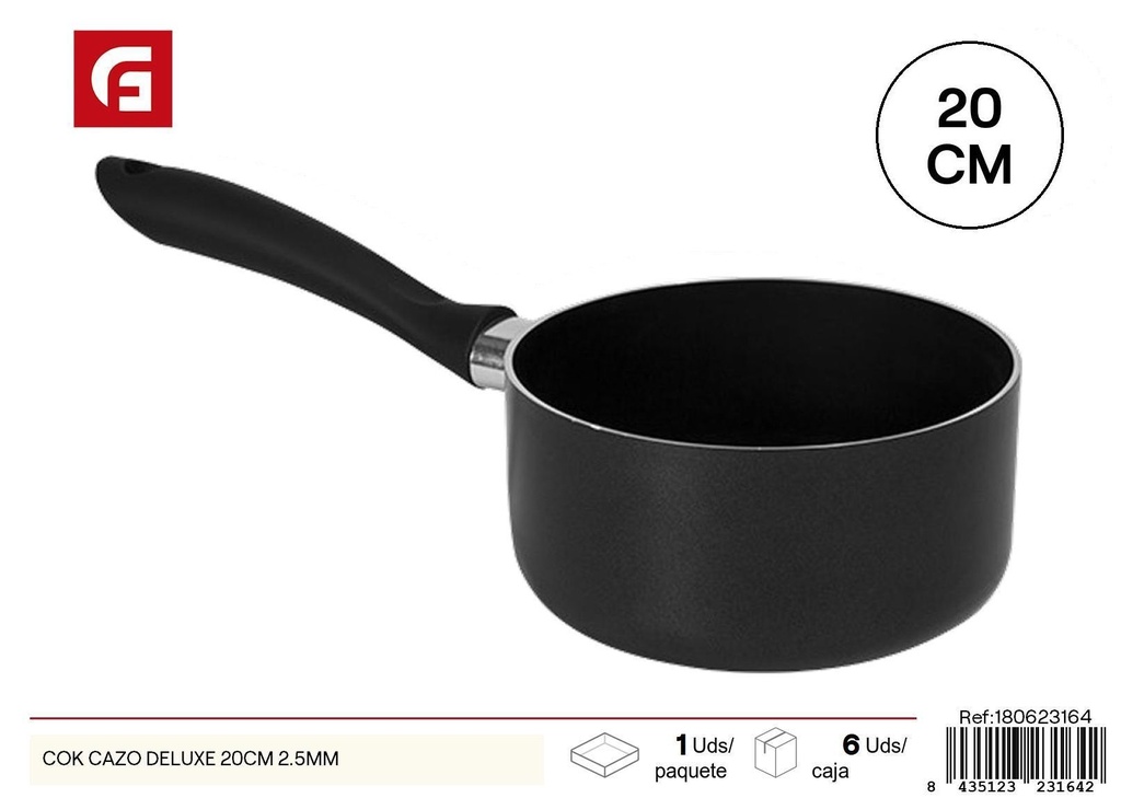 Cazo Deluxe de 20 cm 2.5 mm de grosor - Utensilios de cocina y cazos