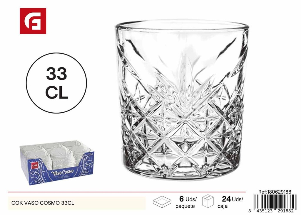 Vaso Cosmo 33cl - Vasos de vidrio y cerámica