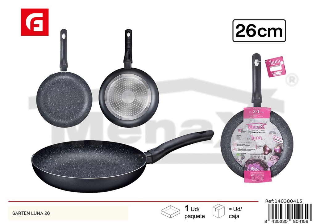 Sartén Luna 26cm antiadherente para cocina